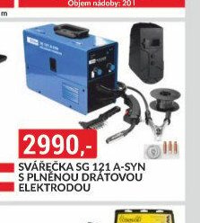 Svářečka SG 121 A-SYN s plněnou drátovou elektrodou