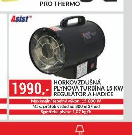 Horkovzdušná plynová turbína 15 kW