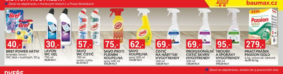 ČISTÍCÍ PROSTŘEDKY