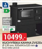 Kuchyňská kamna Zvezda Classic