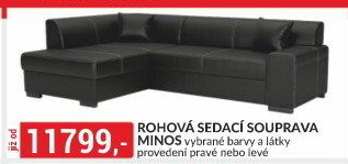 Rohová sedací souprava Minos L