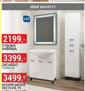 Skříňka s umyvadlem Novelty