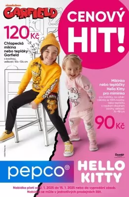 akční leták PEPCO 2.1.2025-15.1.2025