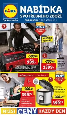 akční leták Lidl 6.1.2025-12.1.2025