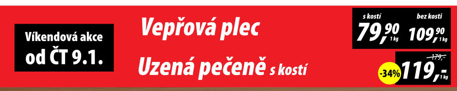 Vepřová plec s kostí