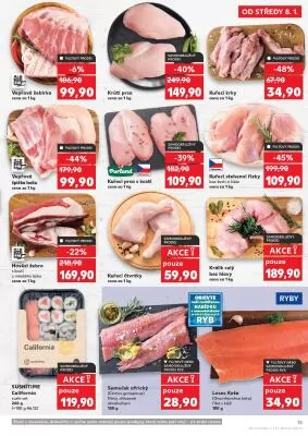 akční leták Kaufland 8.1.2025-14.1.2025