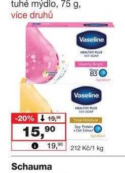 Vaseline tuhé mýdlo, 75 g