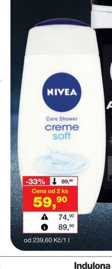 Nivea sprchový gel pro ženy, 250 ml