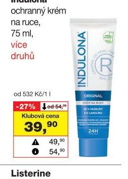 Indulona ochranný krém na ruce, 75 ml