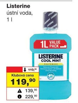 Listerine ústní voda, 1 l