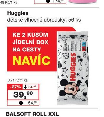 Huggies dětské vlhčené ubrousky