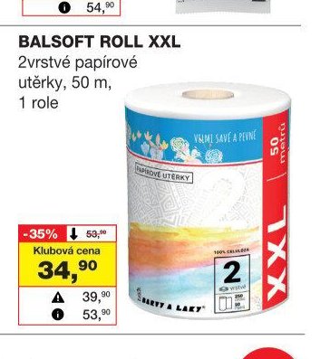 BALSOFT ROLL XXL 2vrstvé papírové utěrky