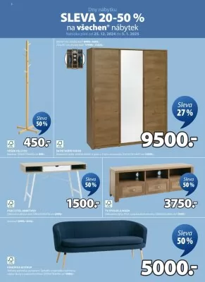 akční leták Jysk 1.1.2025-2.2.2025