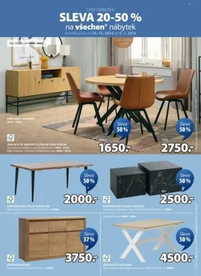 akční leták Jysk 1.1.2025-2.2.2025