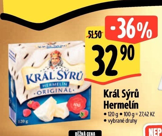 Král Sýrů Hermelín