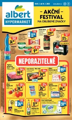 akční leták Albert 8.1.2025-14.1.2025
