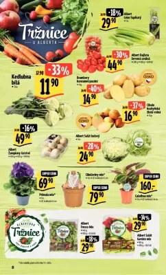akční leták Albert 8.1.2025-14.1.2025