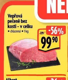 Vepřová pečeně bez kosti - v celku