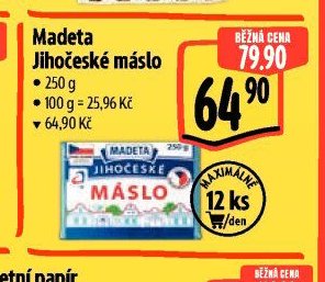 Madeta Jihočeské máslo