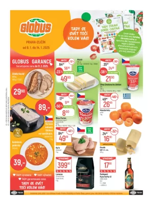 akční leták Globus 8.1.2025-14.1.2025
