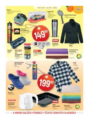 akční leták Globus 8.1.2025-14.1.2025