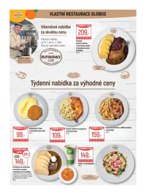 akční leták Globus 8.1.2025-14.1.2025