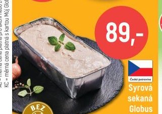 Syrová sekaná Globus ve vaničkách