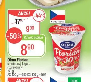 Olma Florian smetanový jogurt