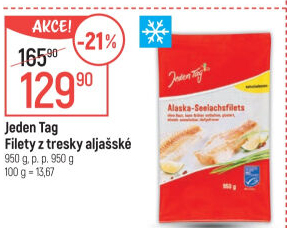 Filety z Aljašské tresky Jeden Tag