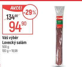 Salám lovecký Váš Výběr