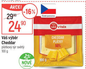 Sýr Cheddar Váš Výběr