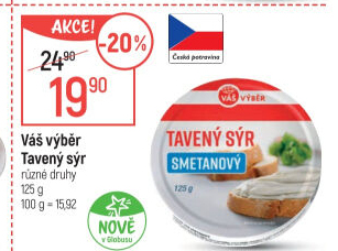 Tavený sýr Váš Výběr
