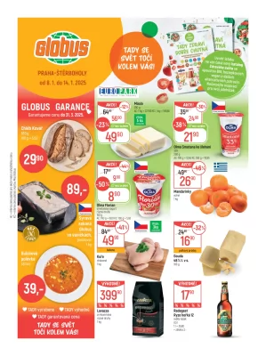 akční leták Globus 8.1.2025-14.1.2025