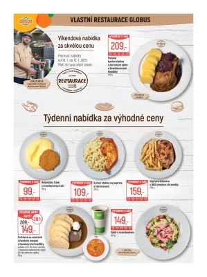 akční leták Globus 8.1.2025-14.1.2025