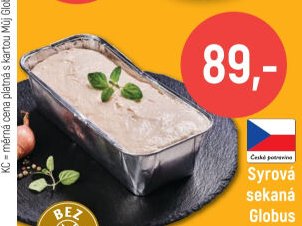 Syrová sekaná Globus ve vaničkách