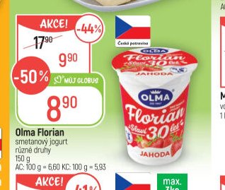 Olma Florian smetanový jogurt
