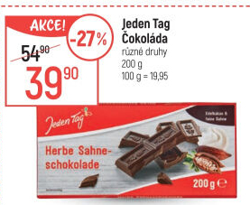 Čokoláda Jeden Tag