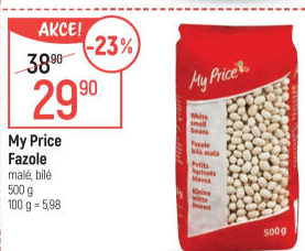 Fazole bílé My Price