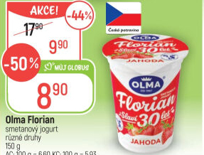 Jogurt smetanový Florian Olma