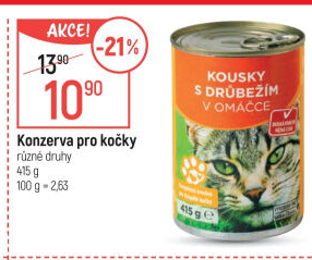 Konzerva pro kočky Korrekt