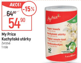 Kuchyňské utěrky 2vrstvé XXL My Price