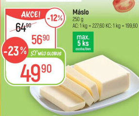 Máslo Mlékárna Pragolaktos