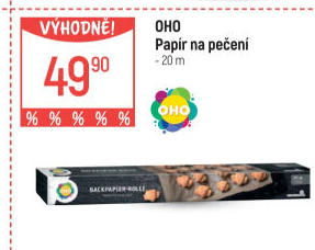 Papír na pečení OHO