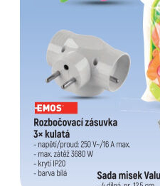 Rozbočovací zásuvka Emos