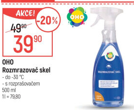 Rozmrazovač skel OHO