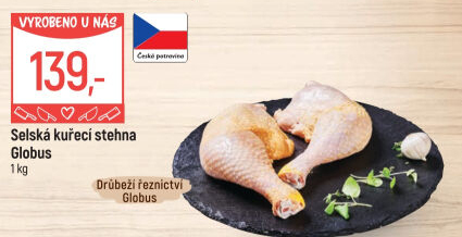 Selská kuřecí stehna Globus