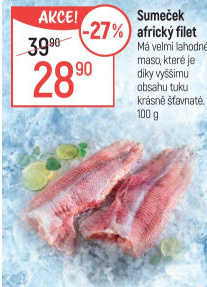 Sumeček africký filety