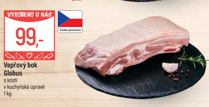 Vepřový bok s kostí Globus