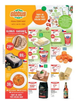 akční leták Globus 8.1.2025-14.1.2025