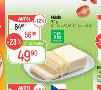 Máslo 250 g